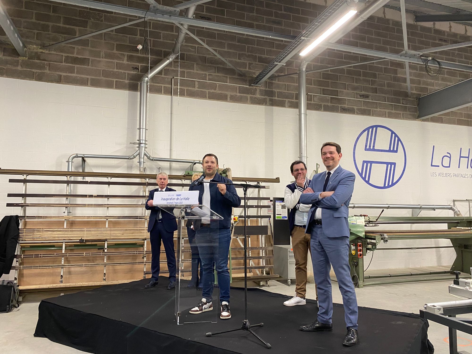 Les ateliers de la Macérienne ont été inaugurés en mars 2025, en présence du vice-président sports et jeunesse, Guillaume Maréchal.