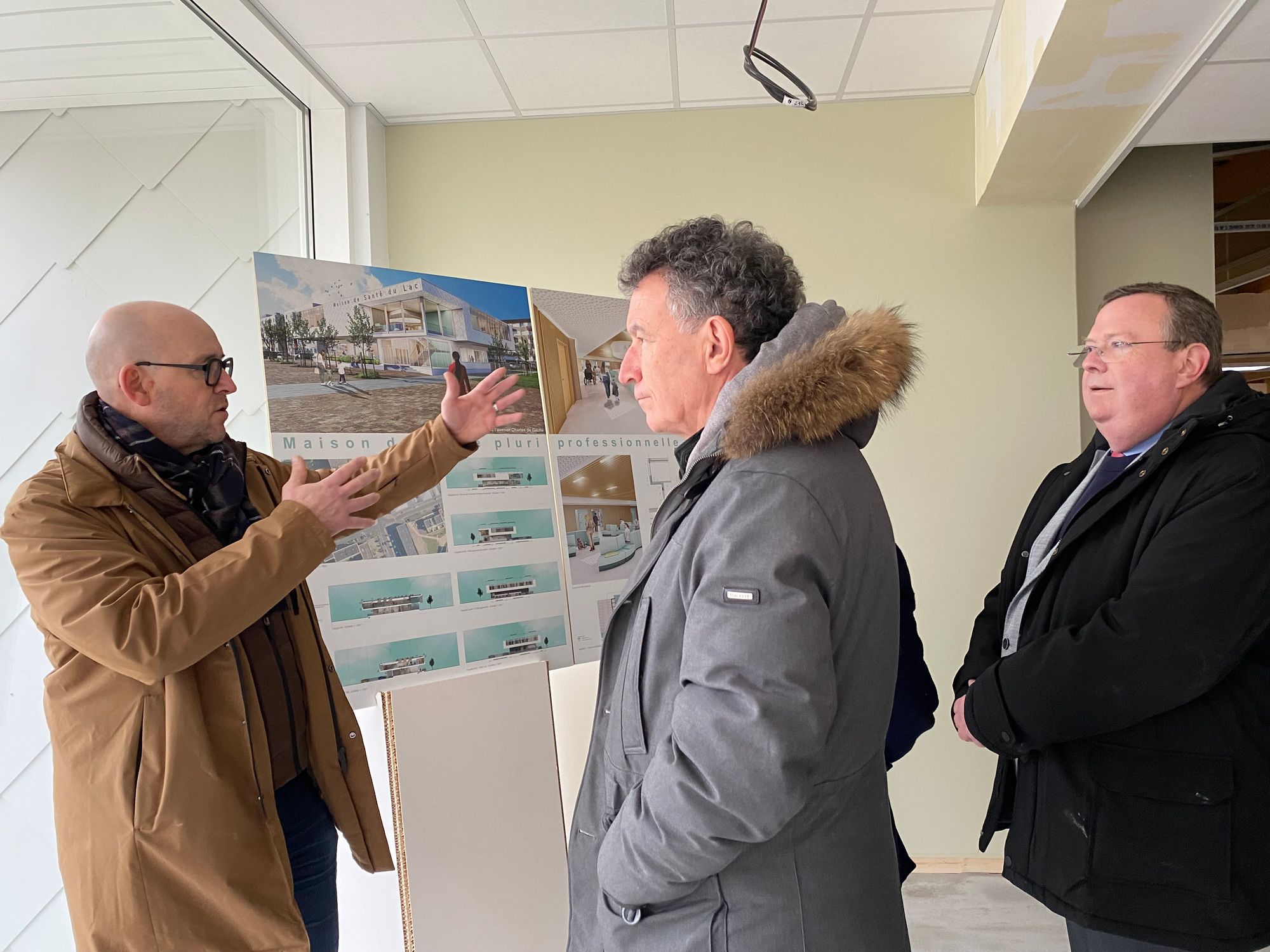 Visite de la Maison de santé pluridisciplinaire à Sedan.