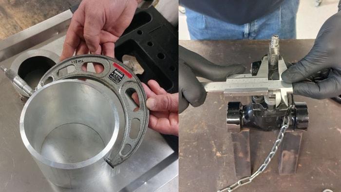Gestes de mécaniciens en maintenance en robinetterie industrielle