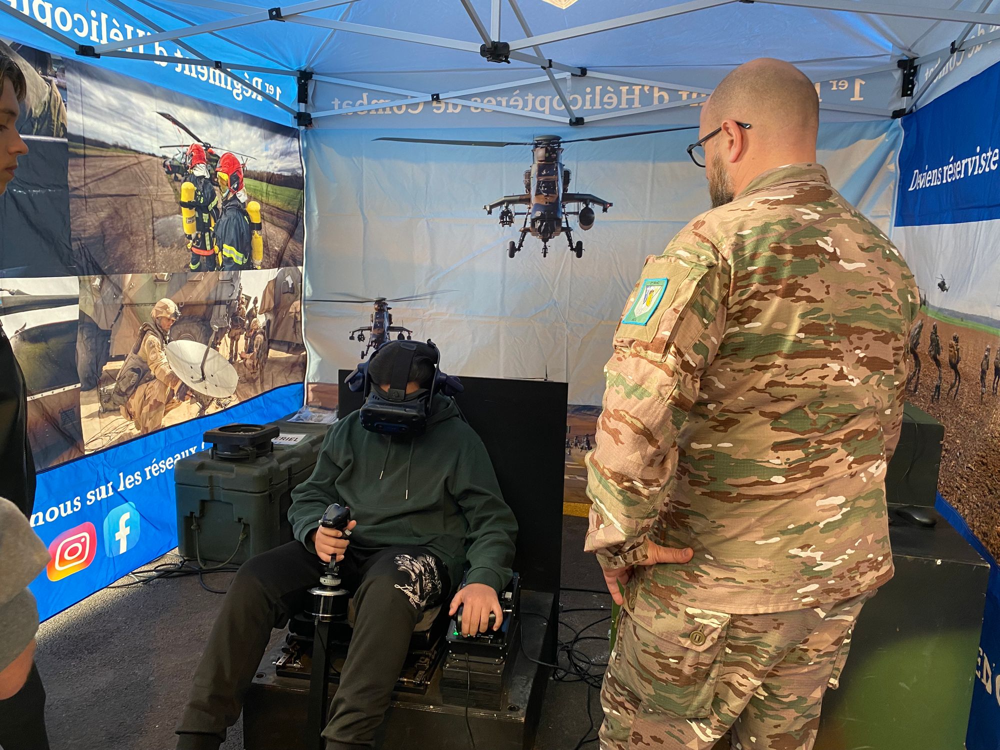 Simulateur de vol en hélicoptère