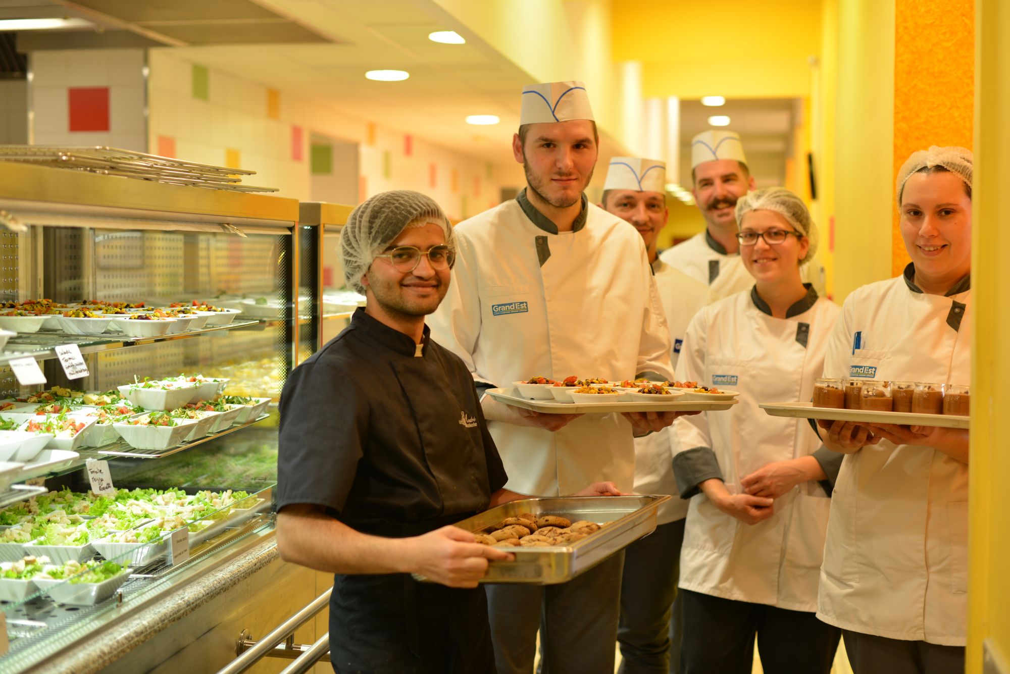 Équipe de restauration du lycée Charlemagne à Thionville