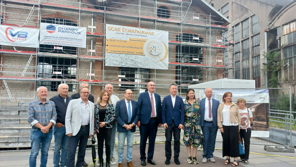 Visite du bâtiment des compresseurs à Uckange le 16/07/2025