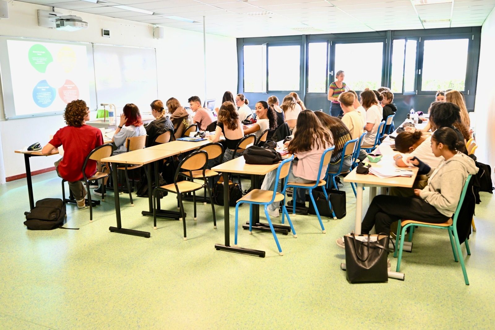 Élèves en classe