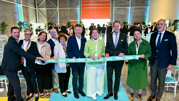 Inauguration usine Knauf Illange