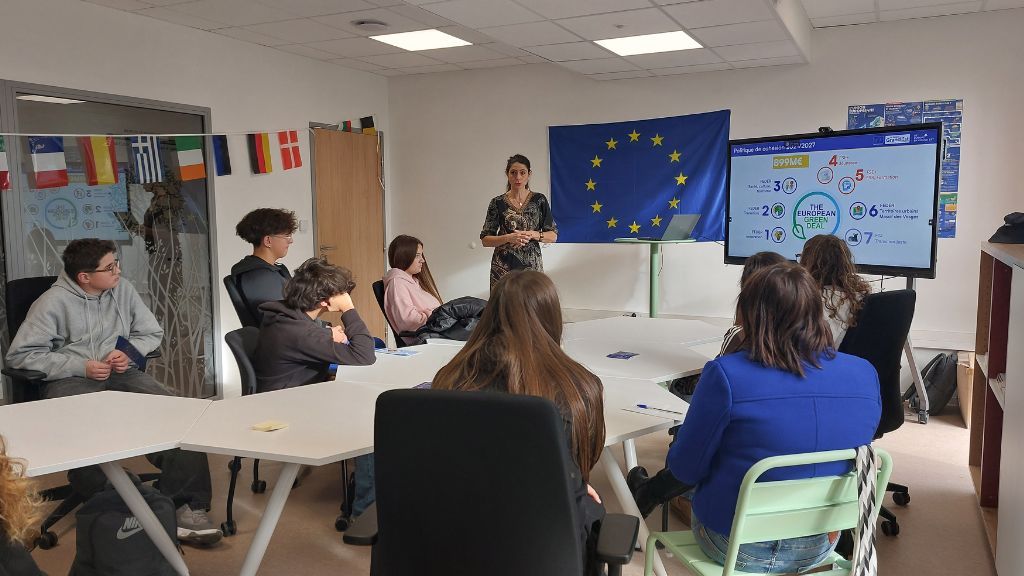 Animation Fonds Européens et lycée Charlemagne