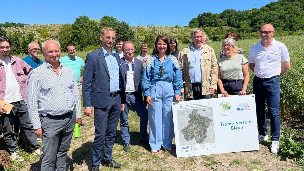 Plantation de haies à Breistroff-la-petite, commune d'Oudrenne
