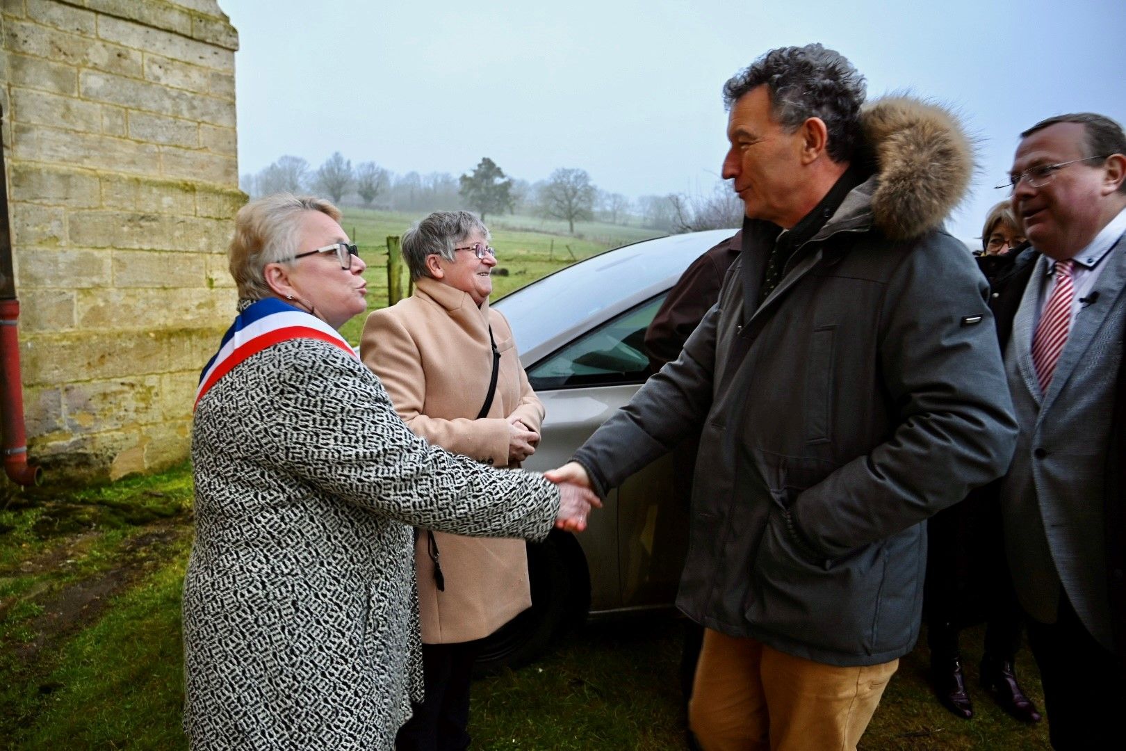 Première étape à Signy-Montlibert.